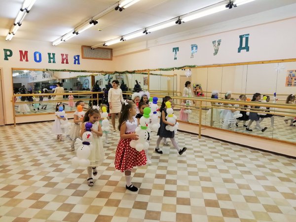 Открытое занятие в группе "Капельки" ансамбля танца "Гармония"